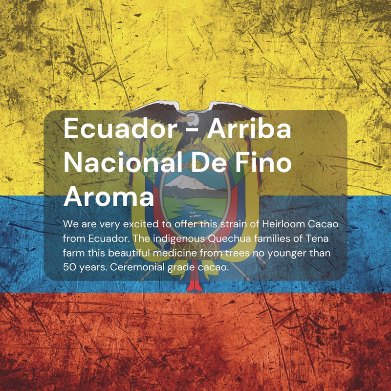 ARRIBA  NACIONAL DEL FINO AROMA - Ecuadorean Ceremonial Cacao